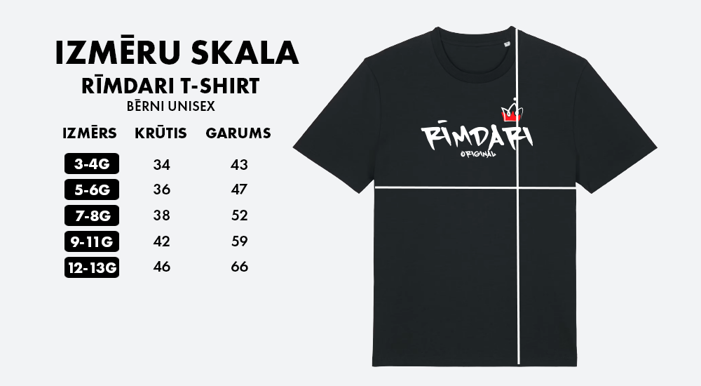 BĒRNU T-KREKLS RĪMDARI ORIGINAL
