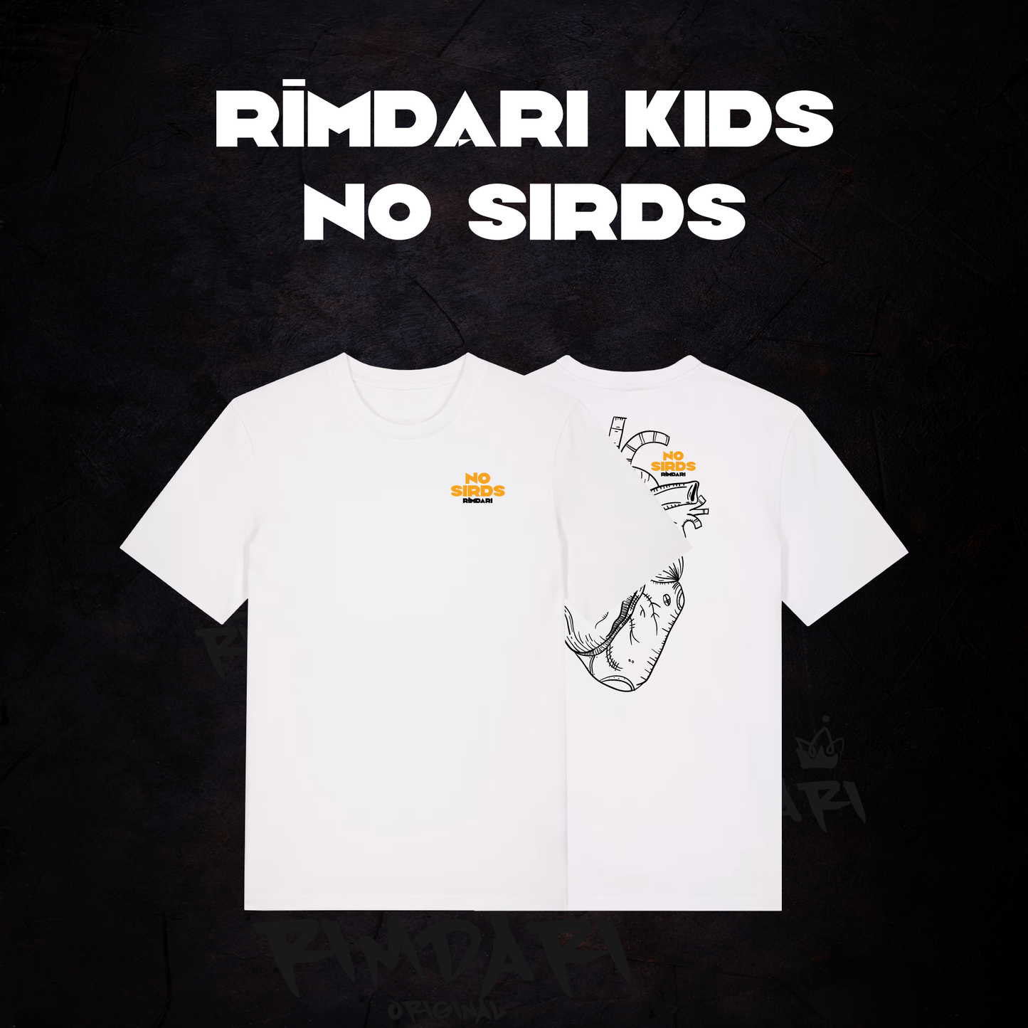 BĒRNU T-KREKLS RĪMDARI NO SIRDS